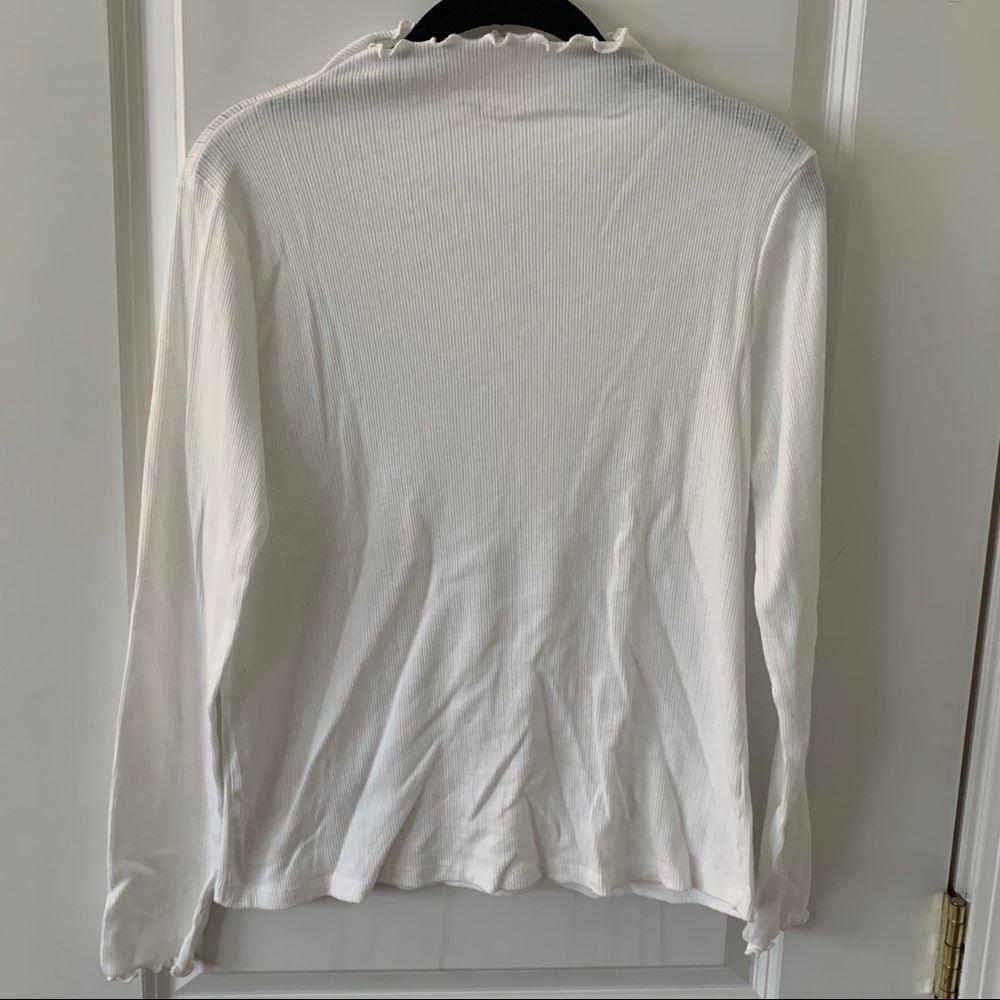 High Neck Tulip Hem TShirt